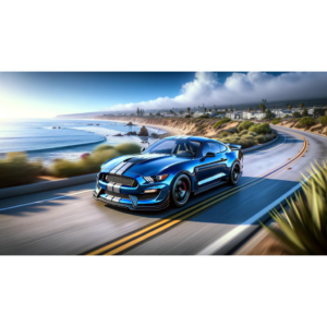 2015 GT350R by the beach